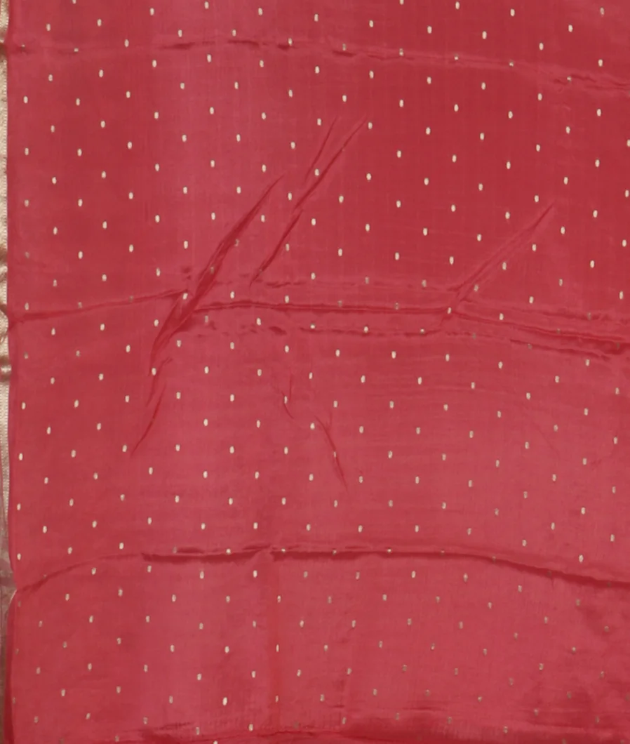 Peach Georgette Silk Saree T4735103