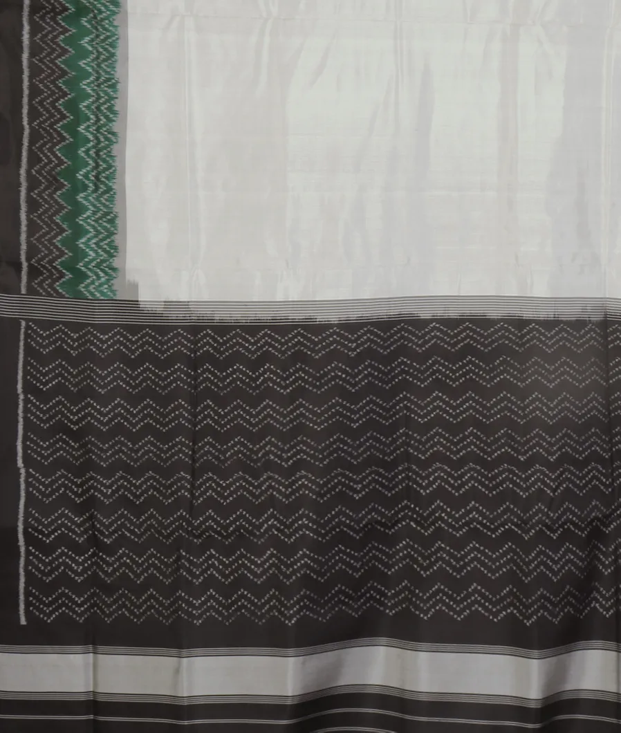 Off - White Patola Silk Saree T4765504