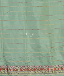 Green Banaras Silk Saree T4247153