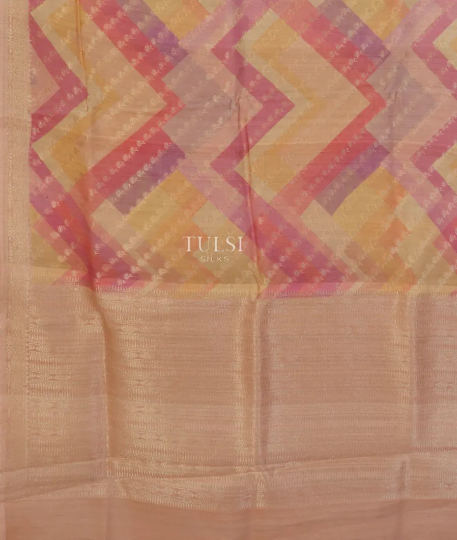 Multicolour Banaras Kathan Silk Saree T3894944