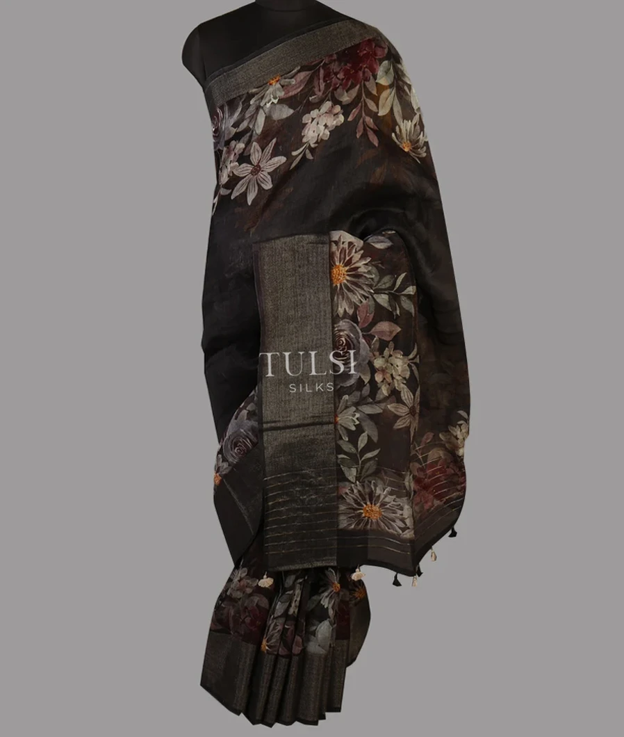 black-linen-printed-saree-t462142-t462142-b