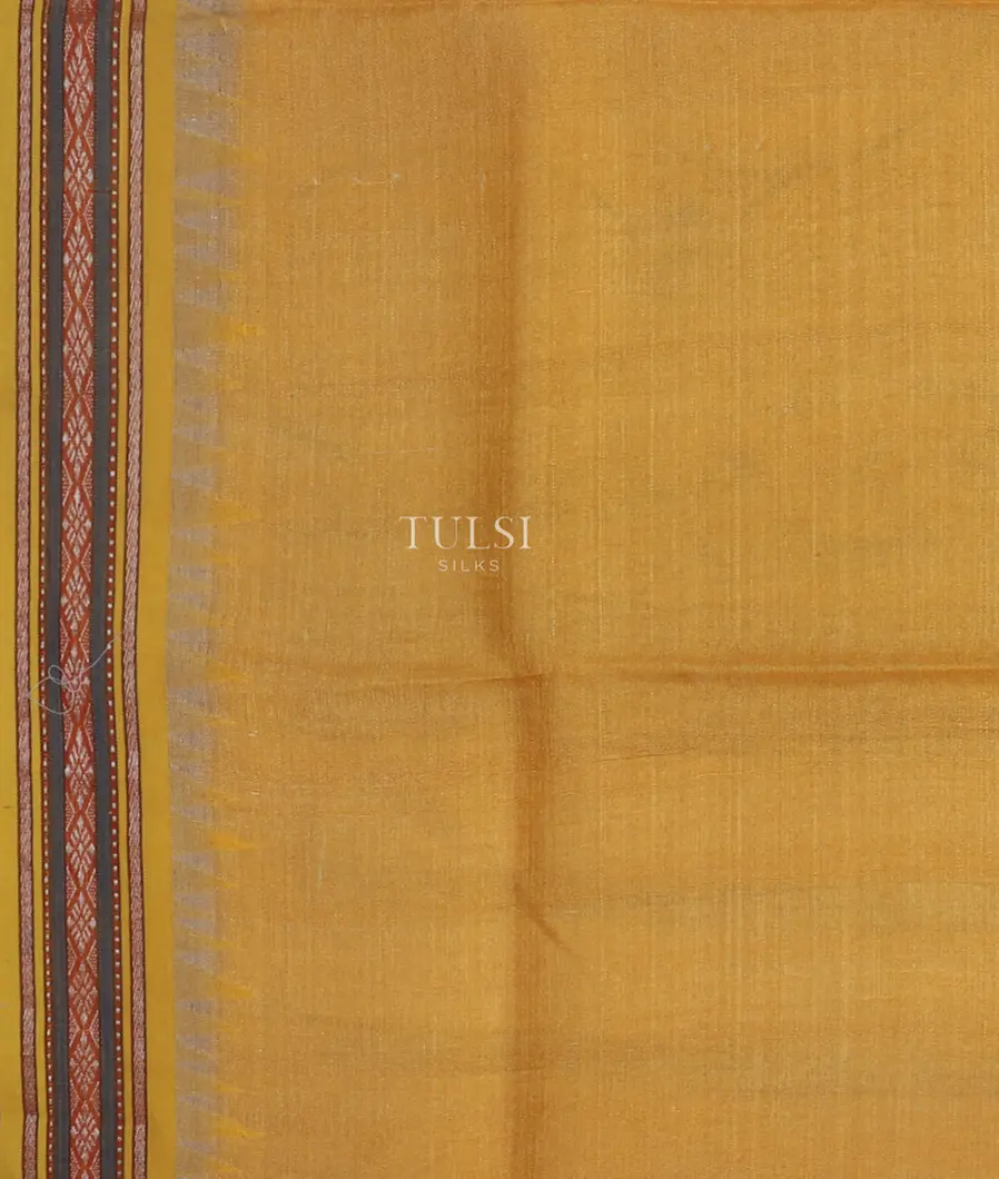 Yellow Vidarbha Tussar Saree T4518343