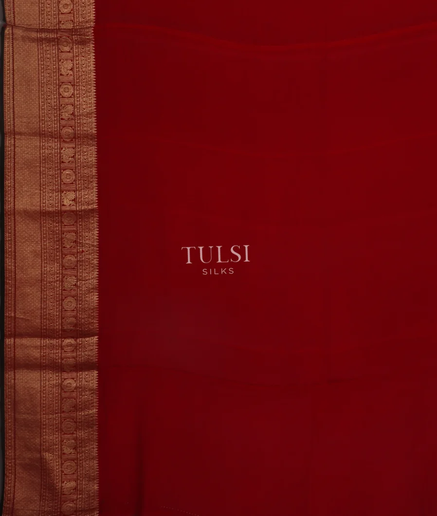 Grey Mysore Crepe Kalamkari Handpainted Saree T4715403