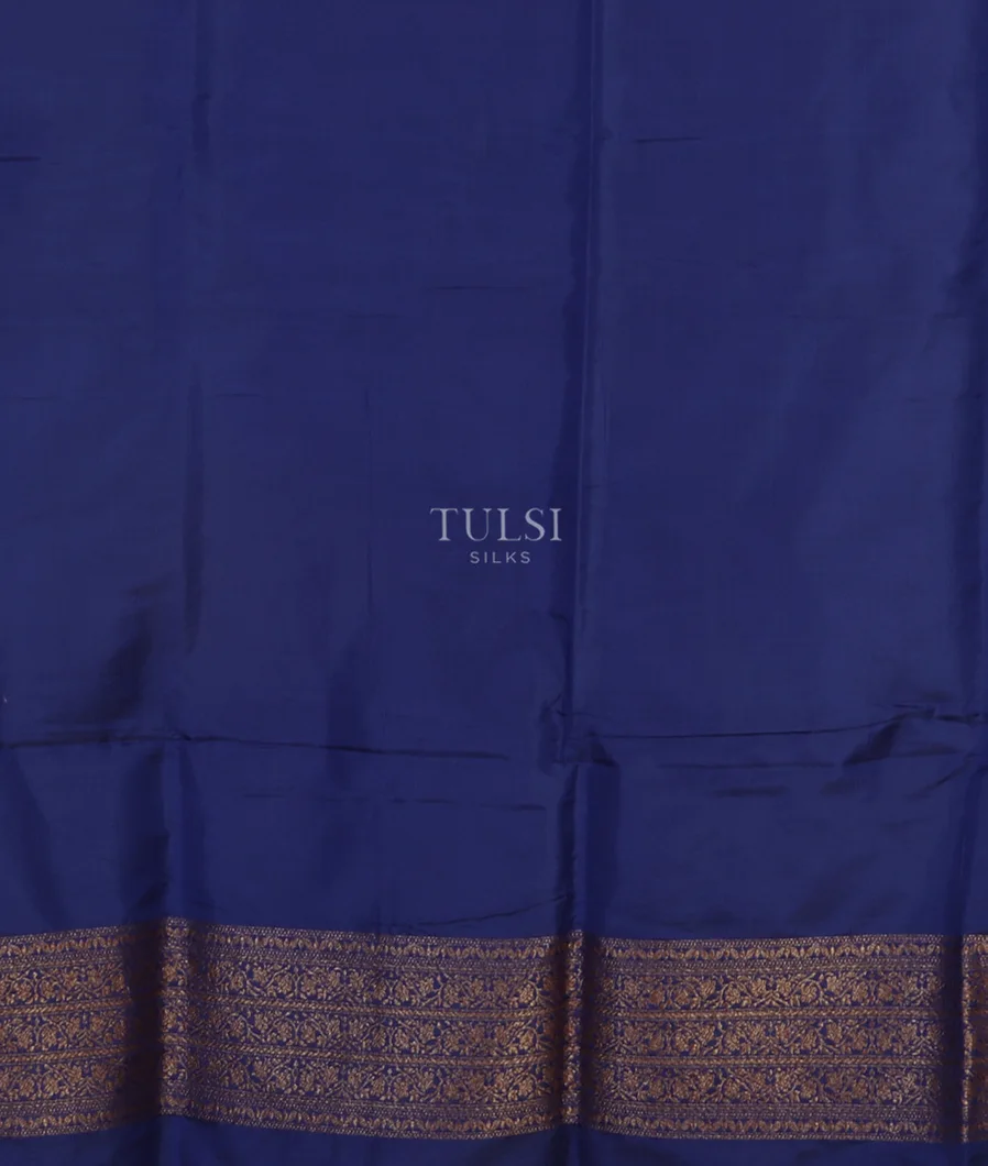 Blue Banaras Silk Saree T4576203