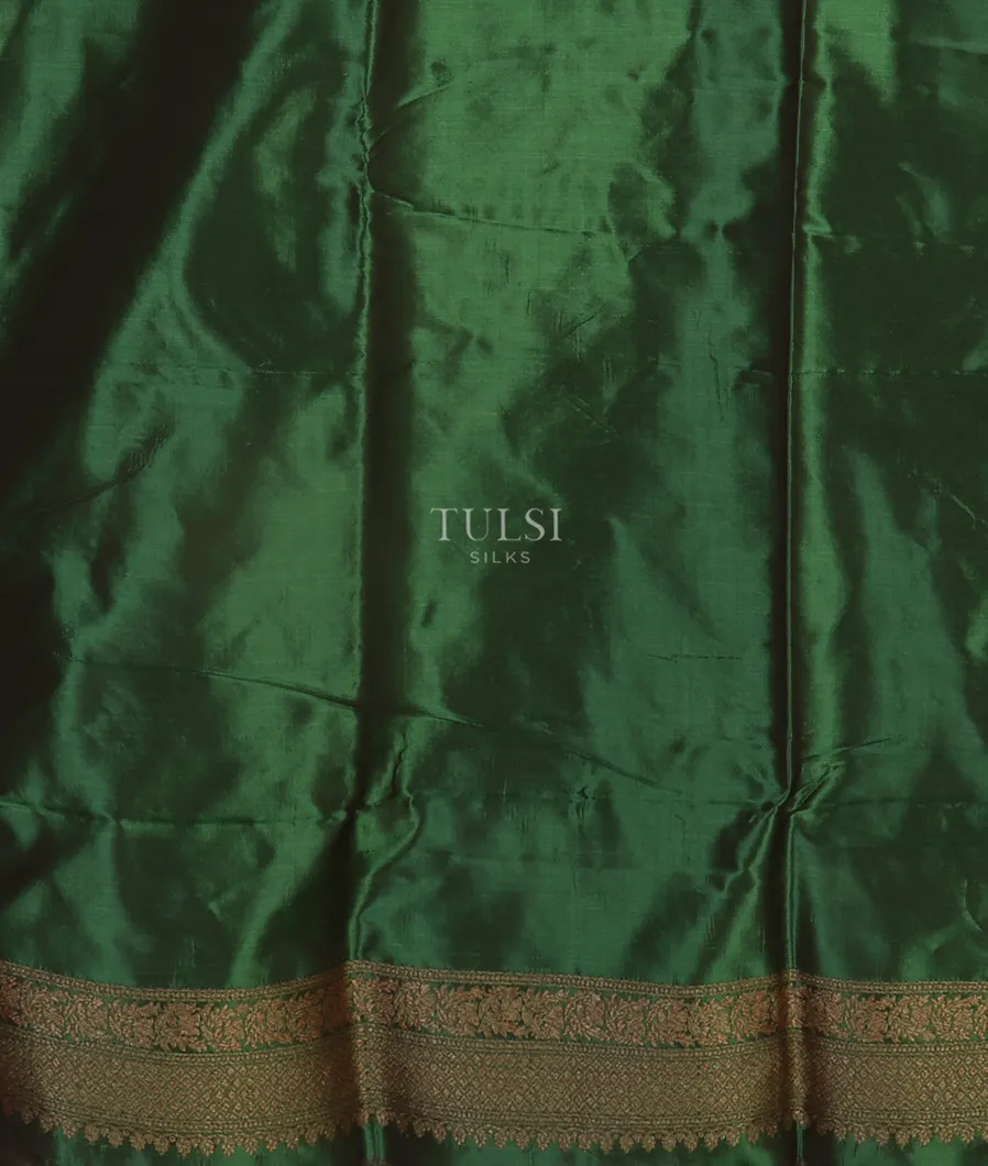 Green Banaras Silk Saree T4576003