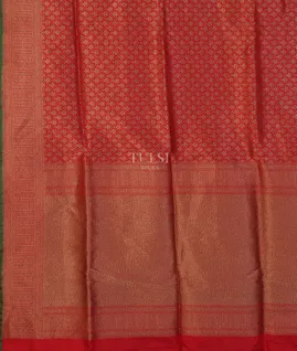 Red  Banaras Silk Saree T4557404