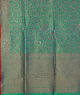 Green Banaras Silk Saree T4557194