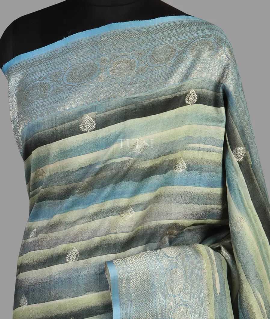 Multicolour Banaras Kathan Silk Saree T430852-image