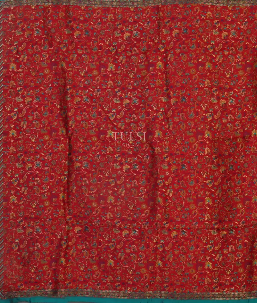 Green Cashmere Kani Silk Saree T4607853