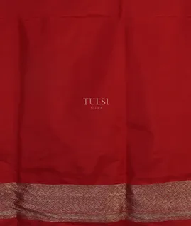 Purple Banaras Silk Saree T4596553