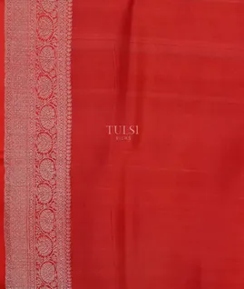 Red Printed Banaras Kathan Silk Saree T4355733
