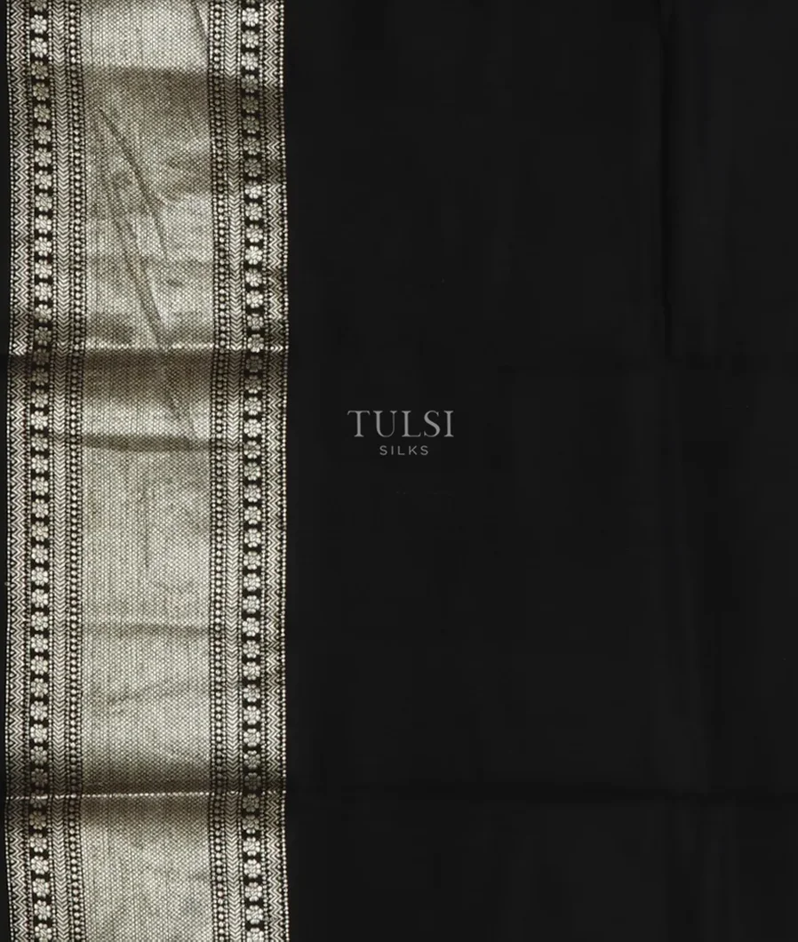 Black Chaniya Silk Saree T4739683
