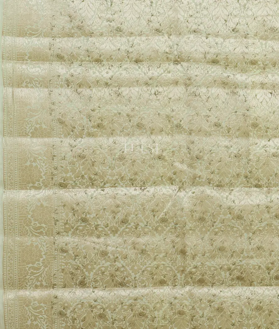 Off - White Chaniya Silk Saree T4720563