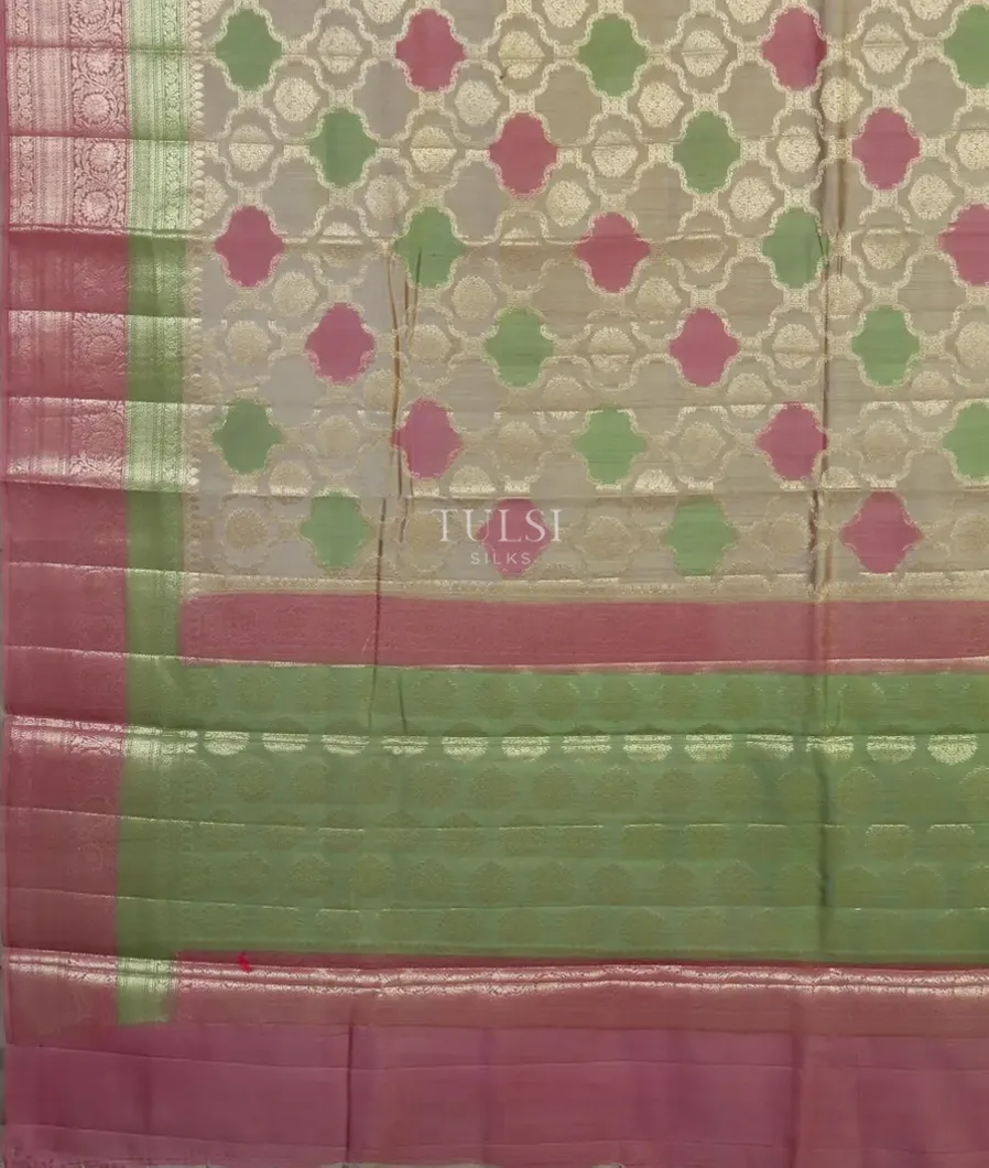 Multicolor Chaniya Silk Saree T4670044