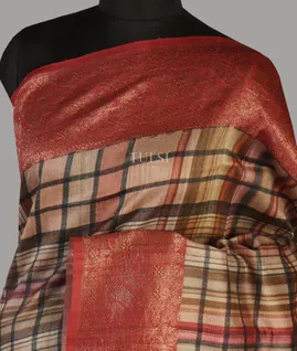 Multicolour Printed Banaras Tussar Georgette Saree T4546971