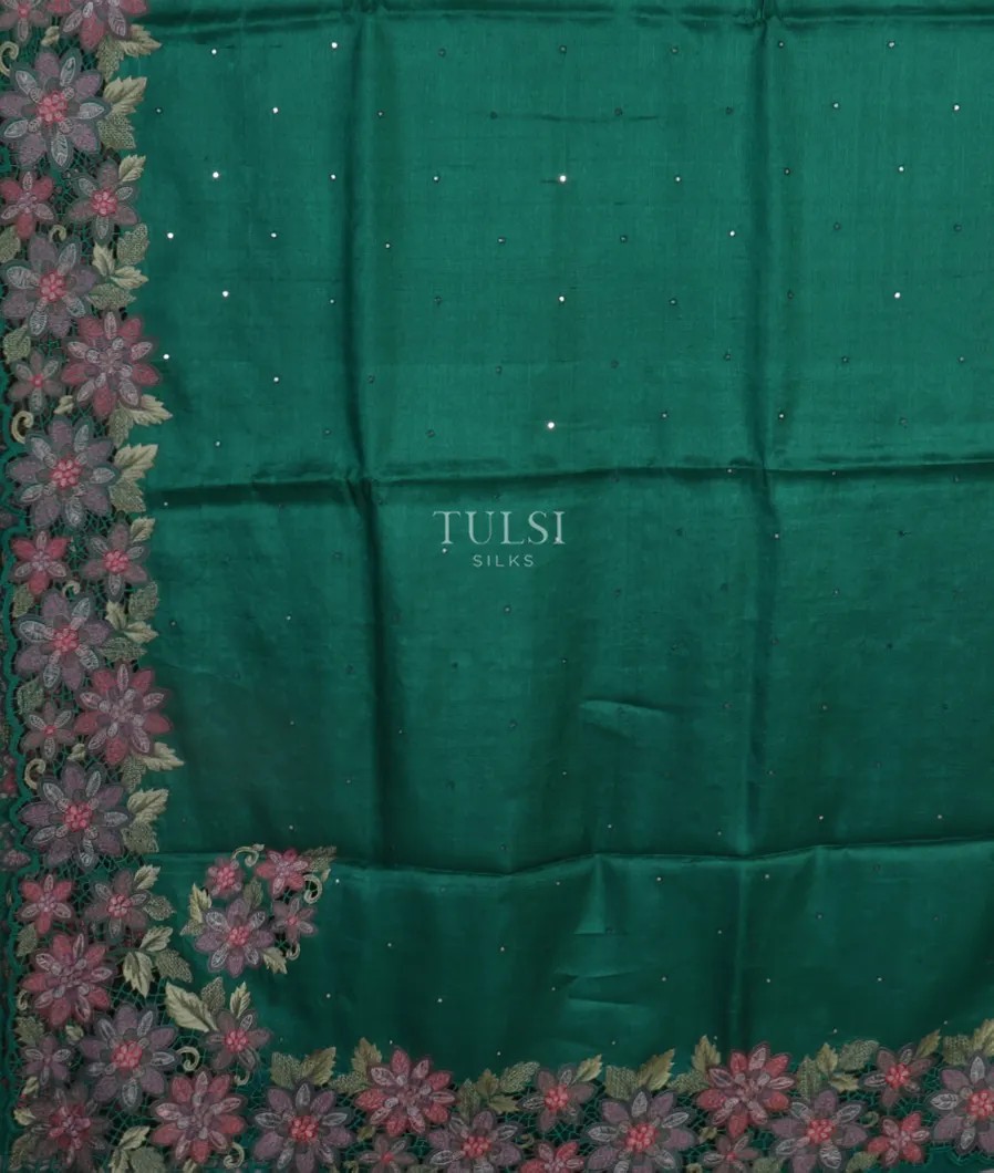 peacock-blue-tussar-cutwork-saree-t466369-t466369-d