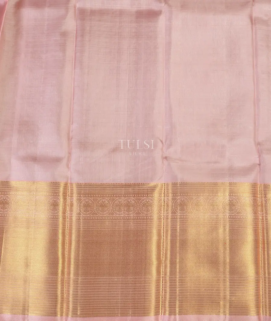Purple Handwoven Kanjivaram Silk Pavadai T3995362