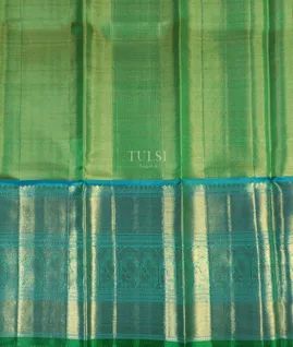 Lavender Handwoven Kanjivaram Silk Tissue Pavadai T4199812