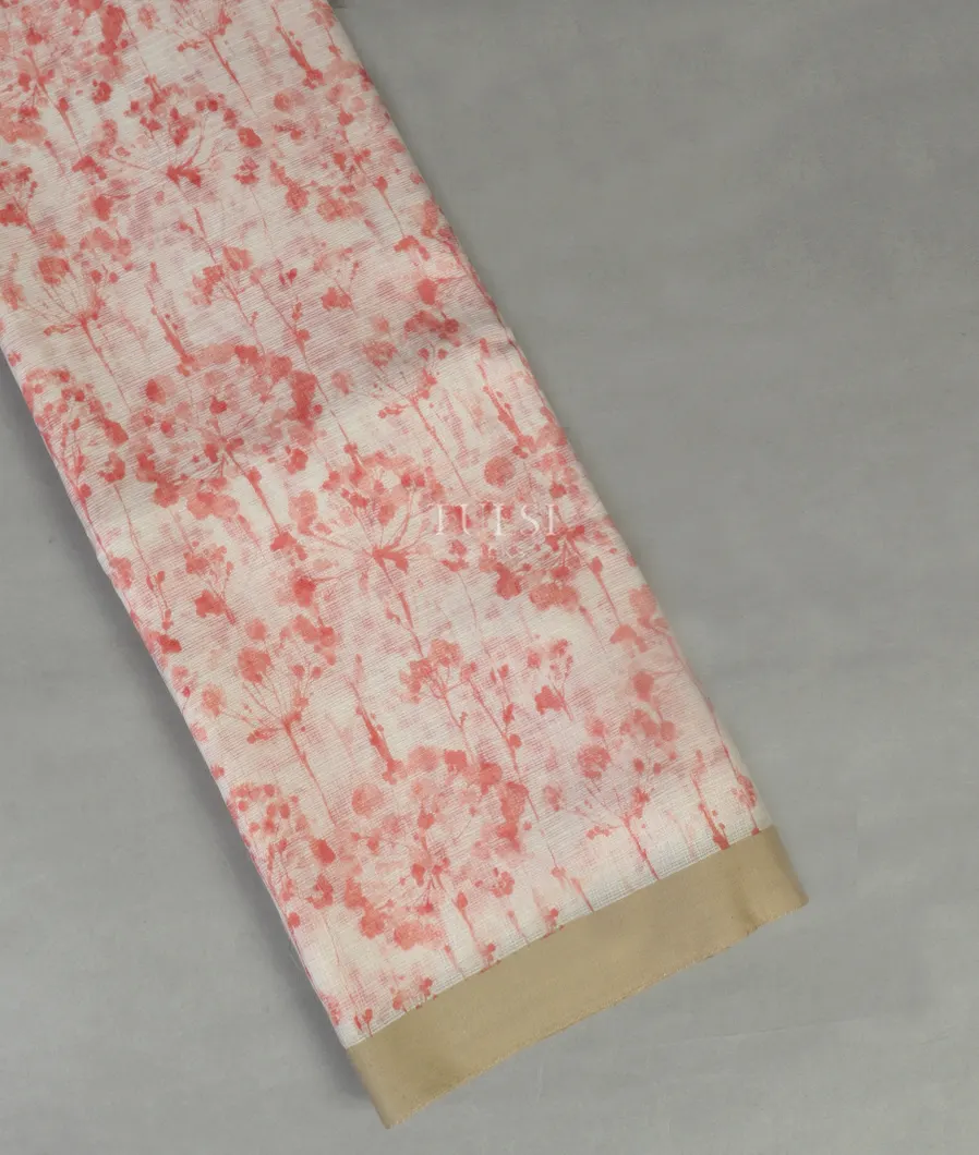 Off - White Kota Cotton Saree T470331-image
