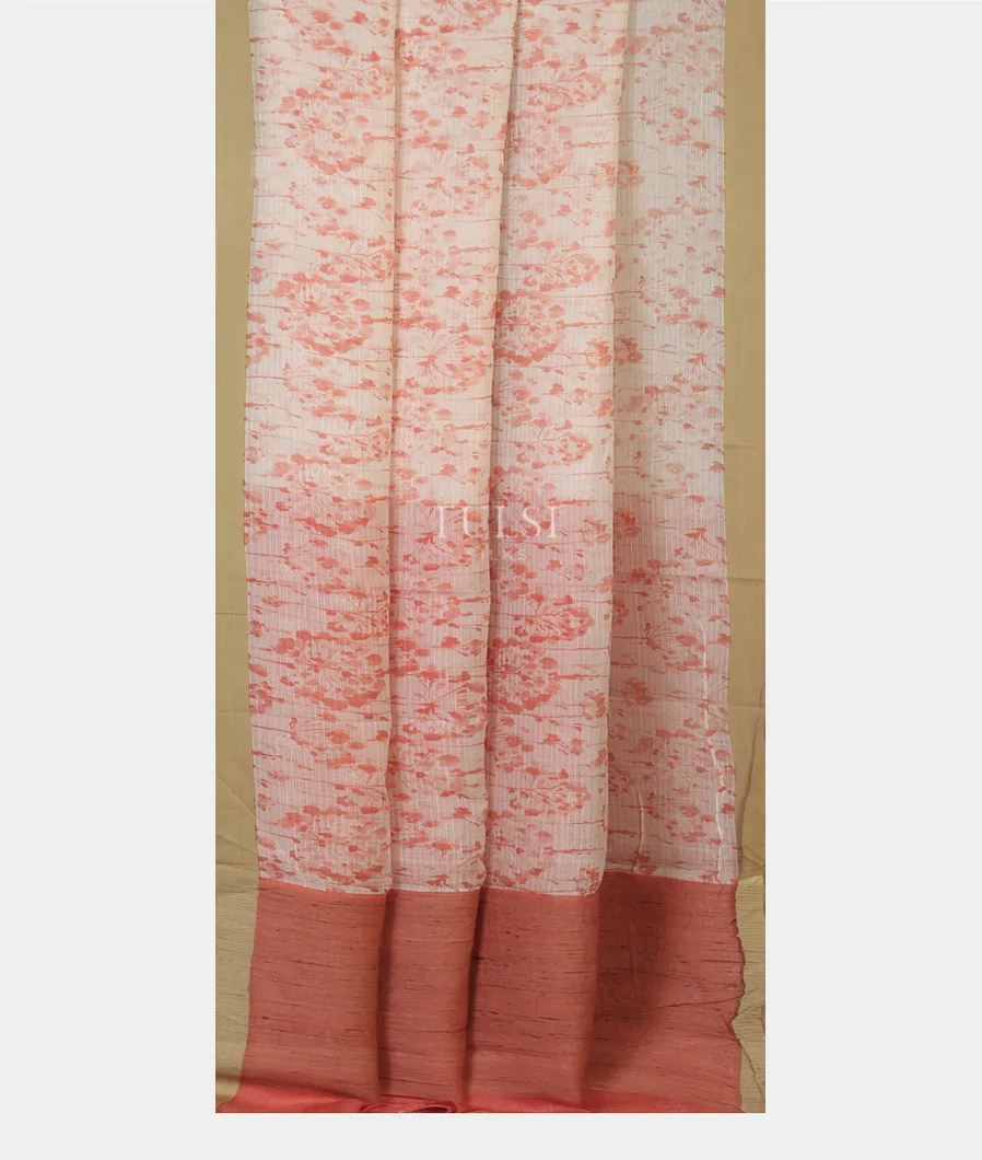 Off - White Kota Cotton Saree T4703312