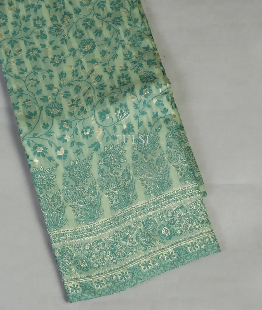 Green Kashmir Kani Silk Saree T470101-image
