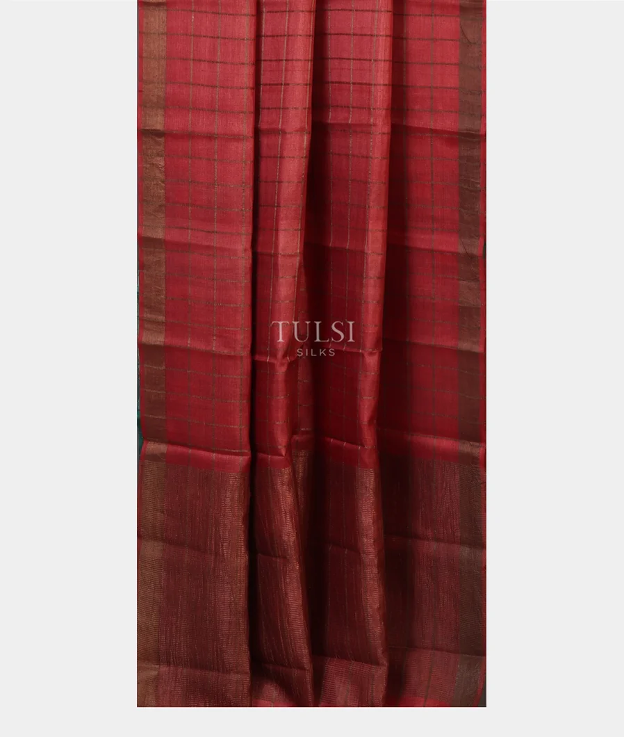 Pink  Woven Tussar Saree T4772902