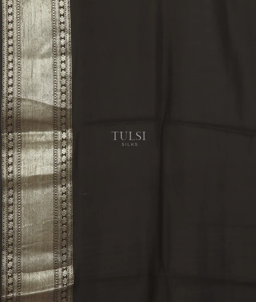 Black Chaniya Silk Saree T4739663