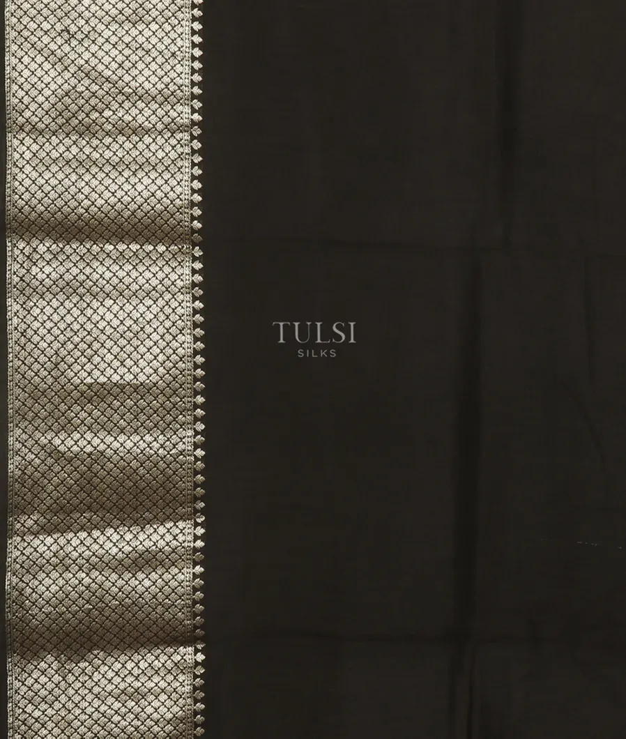 Black Chaniya Silk Saree T4739703