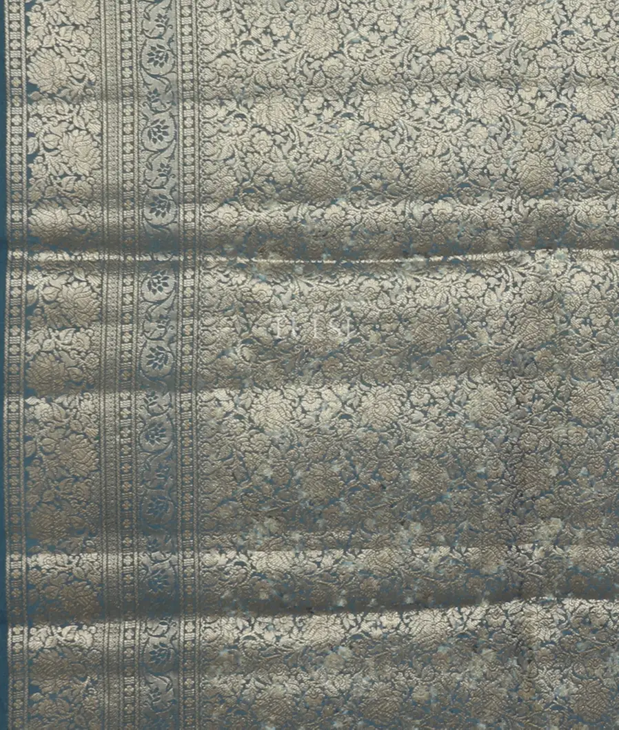 Blue Chaniya Silk Saree T4693243