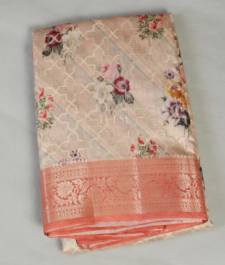 Multicolour Chaniya Silk Saree T469332-image