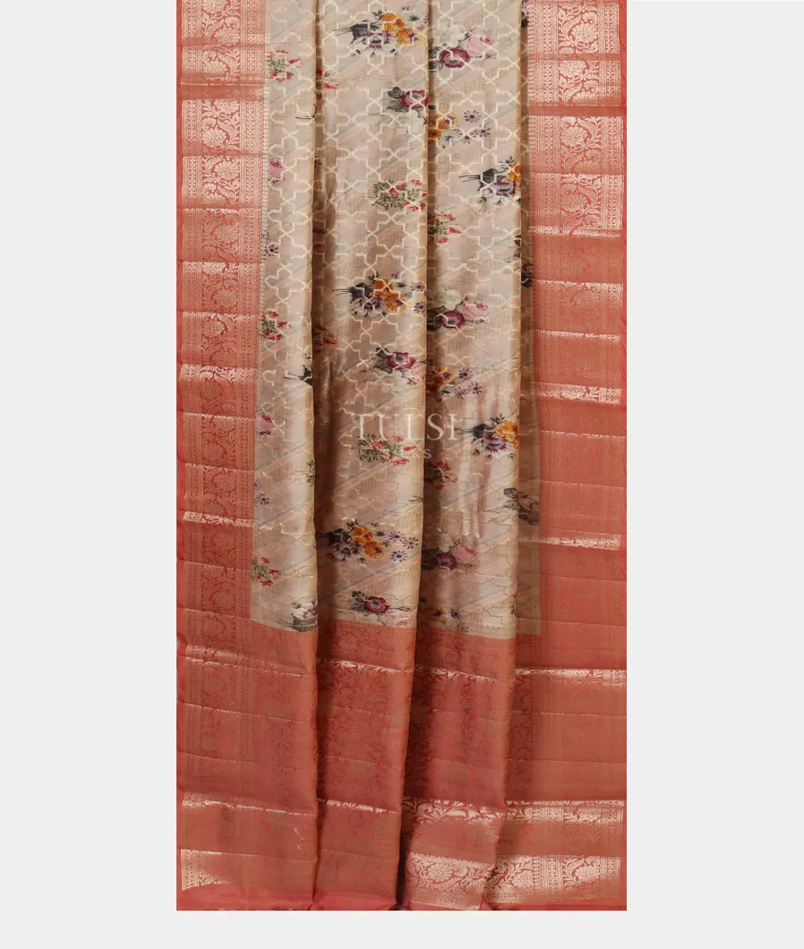 Multicolour Chaniya Silk Saree T4693322