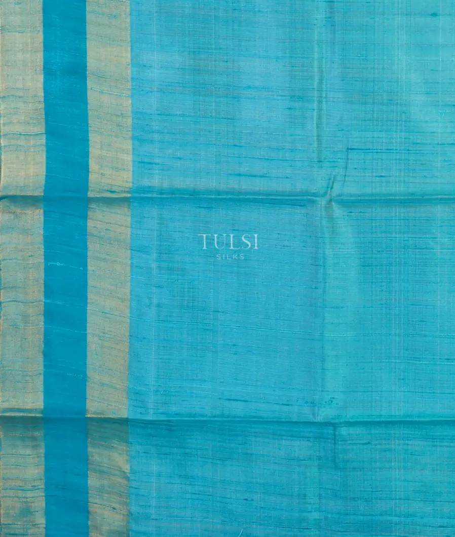 Beige Woven Tussar Saree T4753933