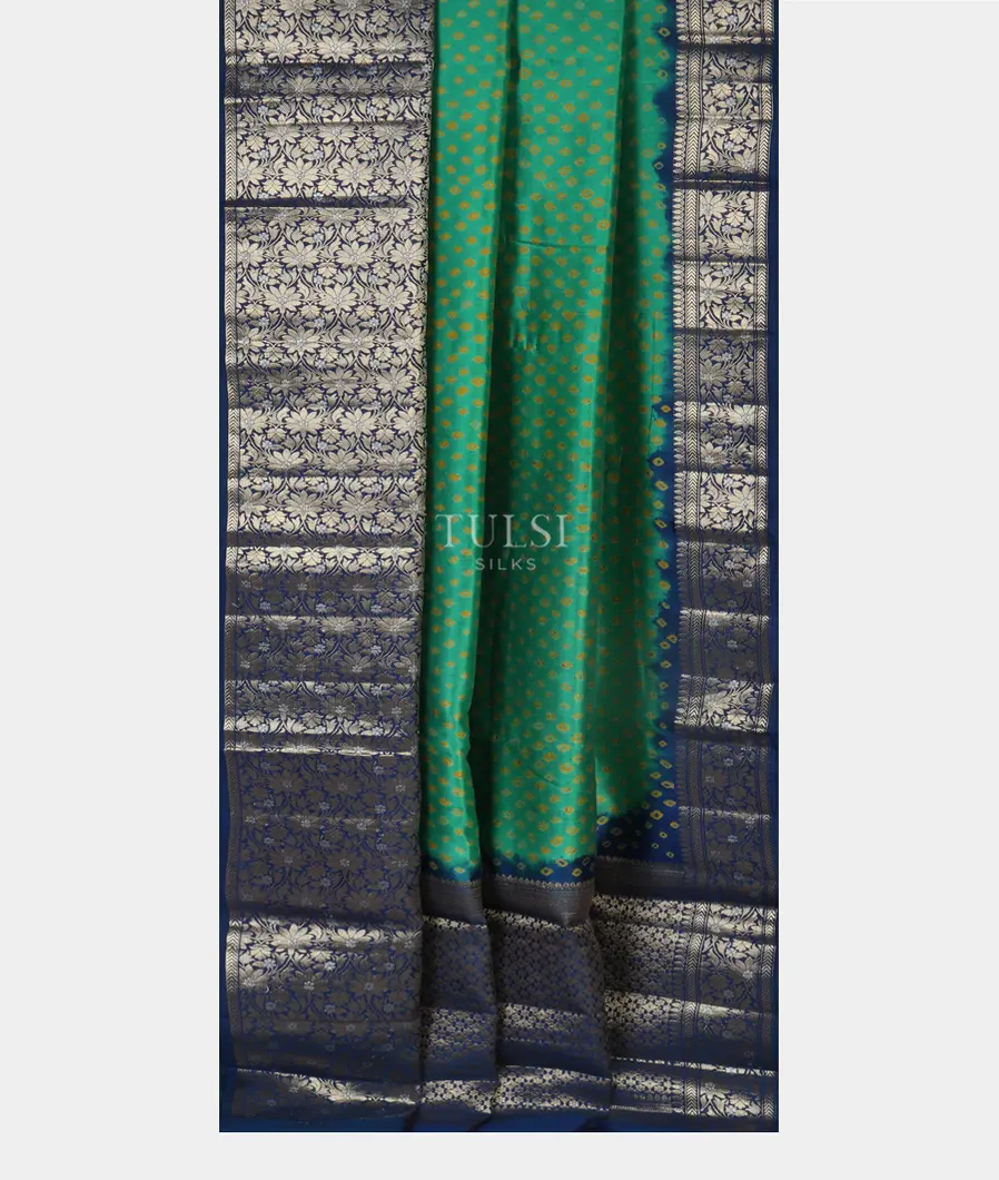 Green Chaniya Silk Saree T3846632