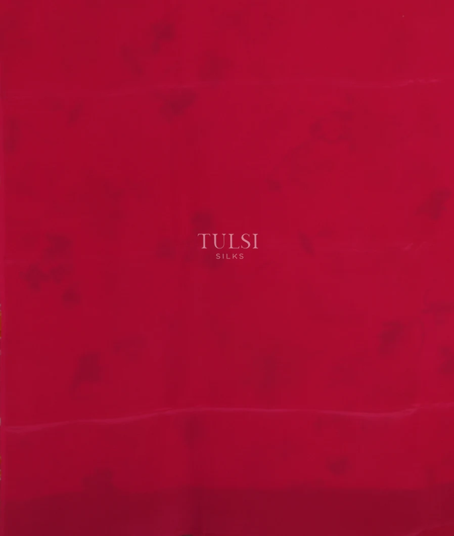 Magenta Satin Crepe Silk Saree T4344423