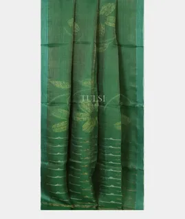Green Tissue Tussar Printed Saree T4775902