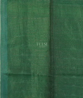 Green Tissue Tussar Printed Saree T4775903