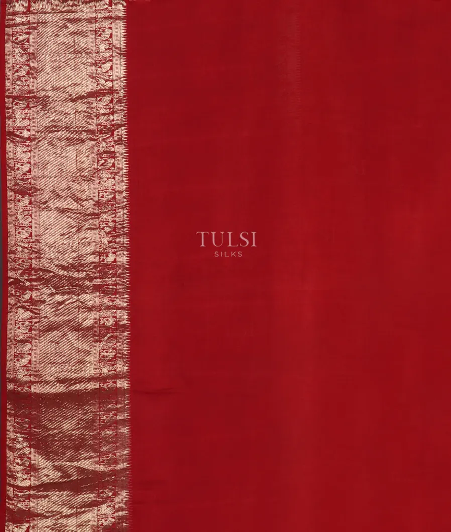 Maroon Ajrakh Silk With Kanjivaram Border T3357543