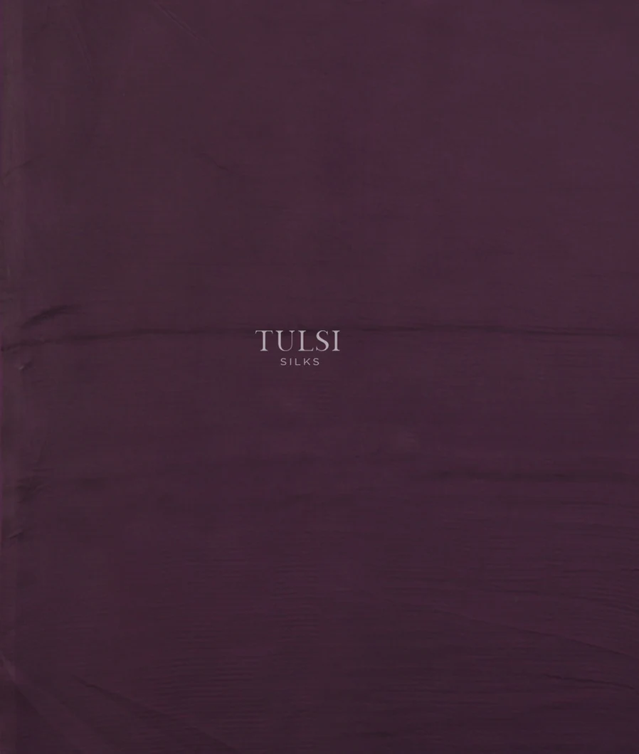 Purple Georgette Silk Embroidery Saree T4471103