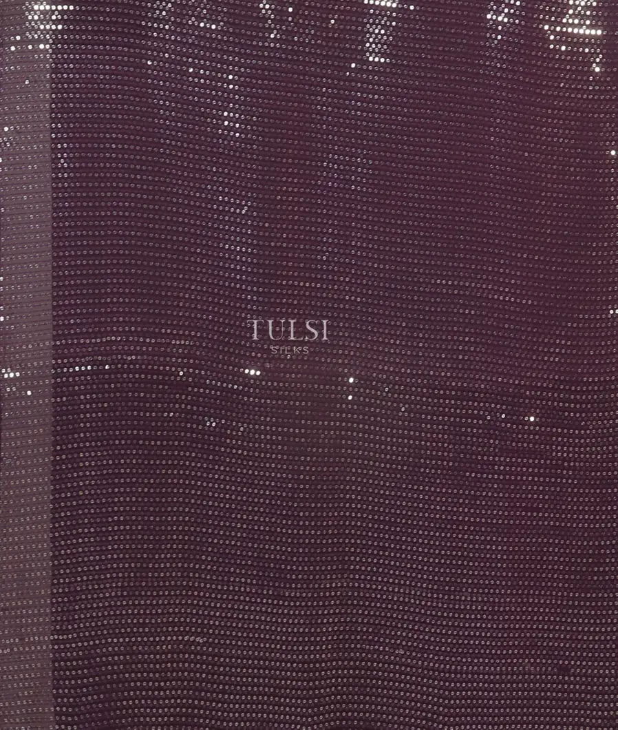 Purple Georgette Silk Embroidery Saree T4471104