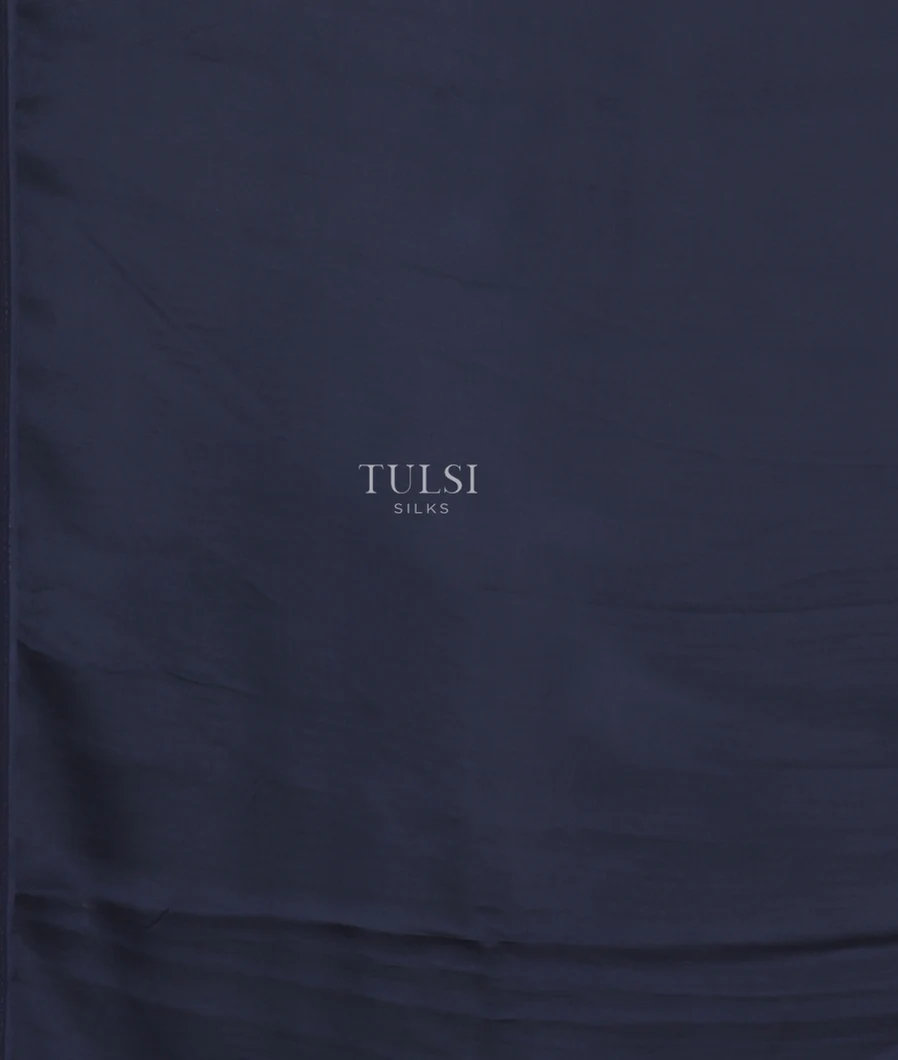 Blue Georgette Silk Embroidery Saree T4471073