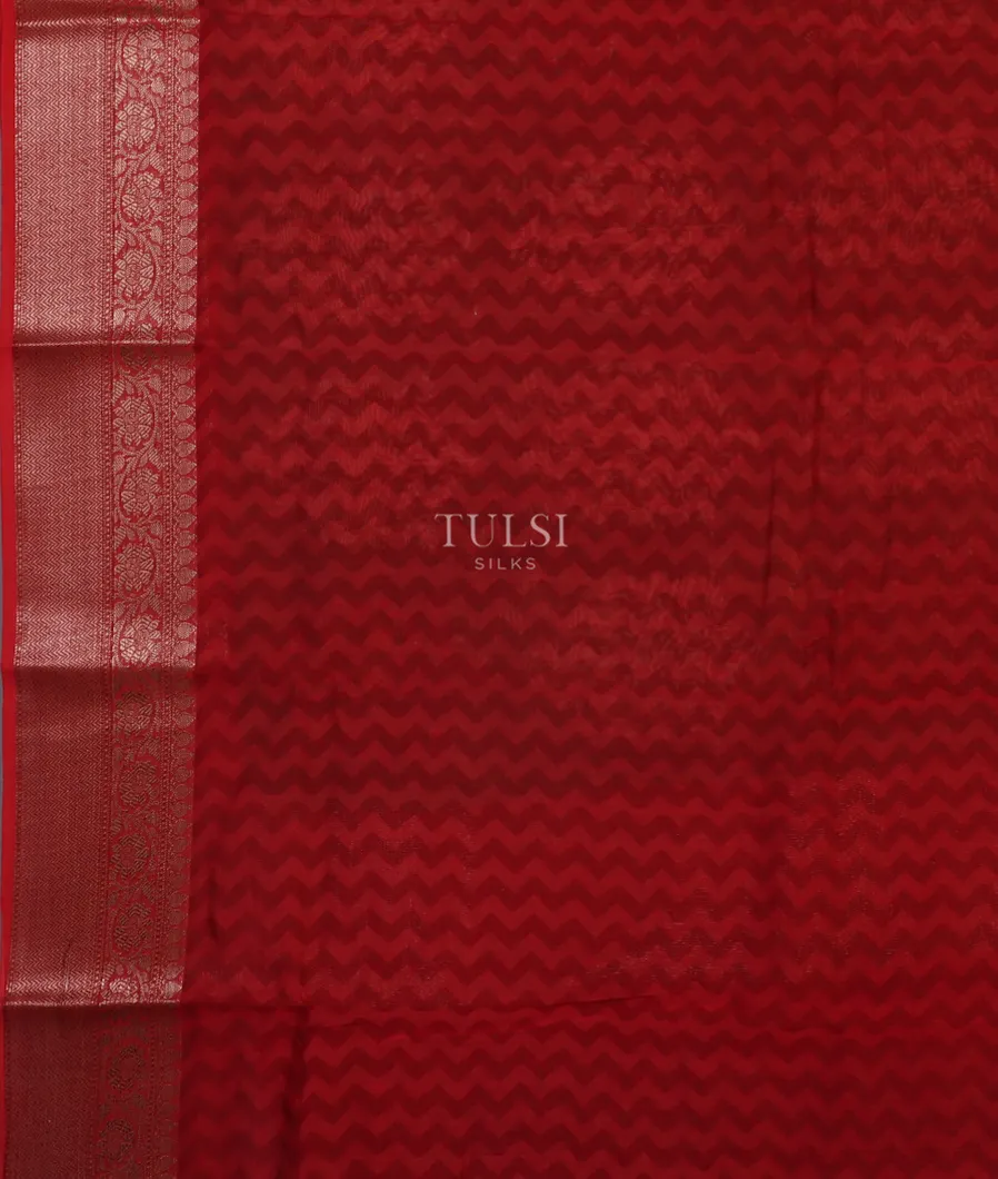 Green Soft Printed Cotton Saree T4776223