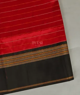 Red Silk Cotton Saree T4602151