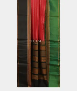 Red Silk Cotton Saree T4602152