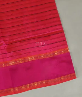 Rani Pink Silk Cotton Saree T4512941