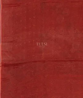 Red Tissue Tussar Printed Saree T4503463