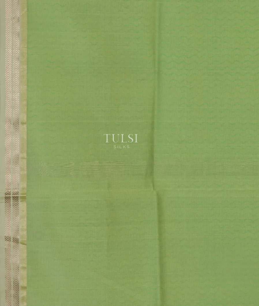 Green Maheshwari Printed Cotton Saree T4280543