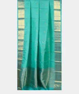Blue Handwoven Kanjivaram Silk Dupatta T4403892