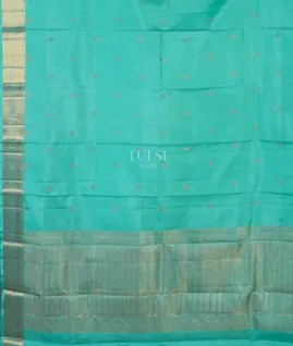 Blue Handwoven Kanjivaram Silk Dupatta T4403893