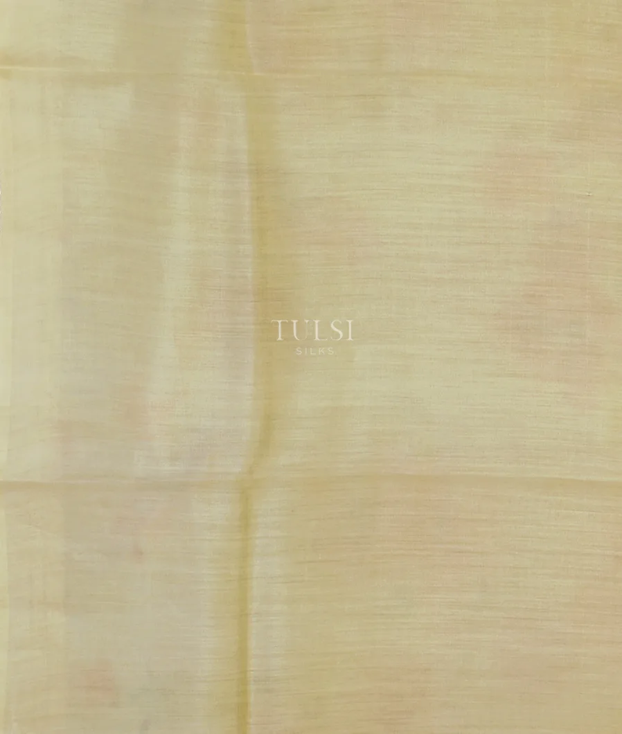 Yellow Kora Organza Printed Saree T3840893