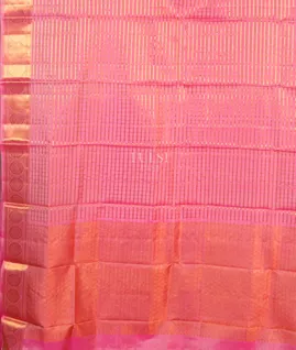 Pink Handwoven Kanjivaram Silk Dupatta T3606903